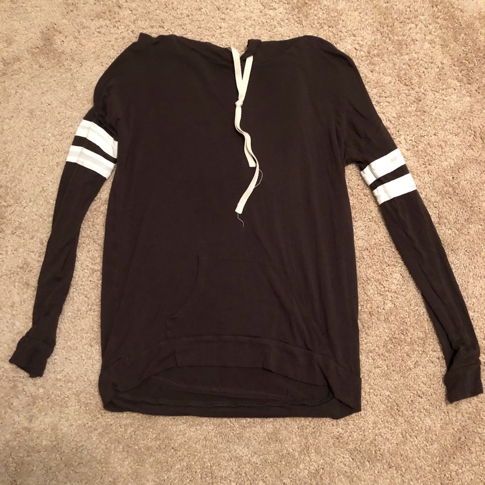 Olive green thin hoodie